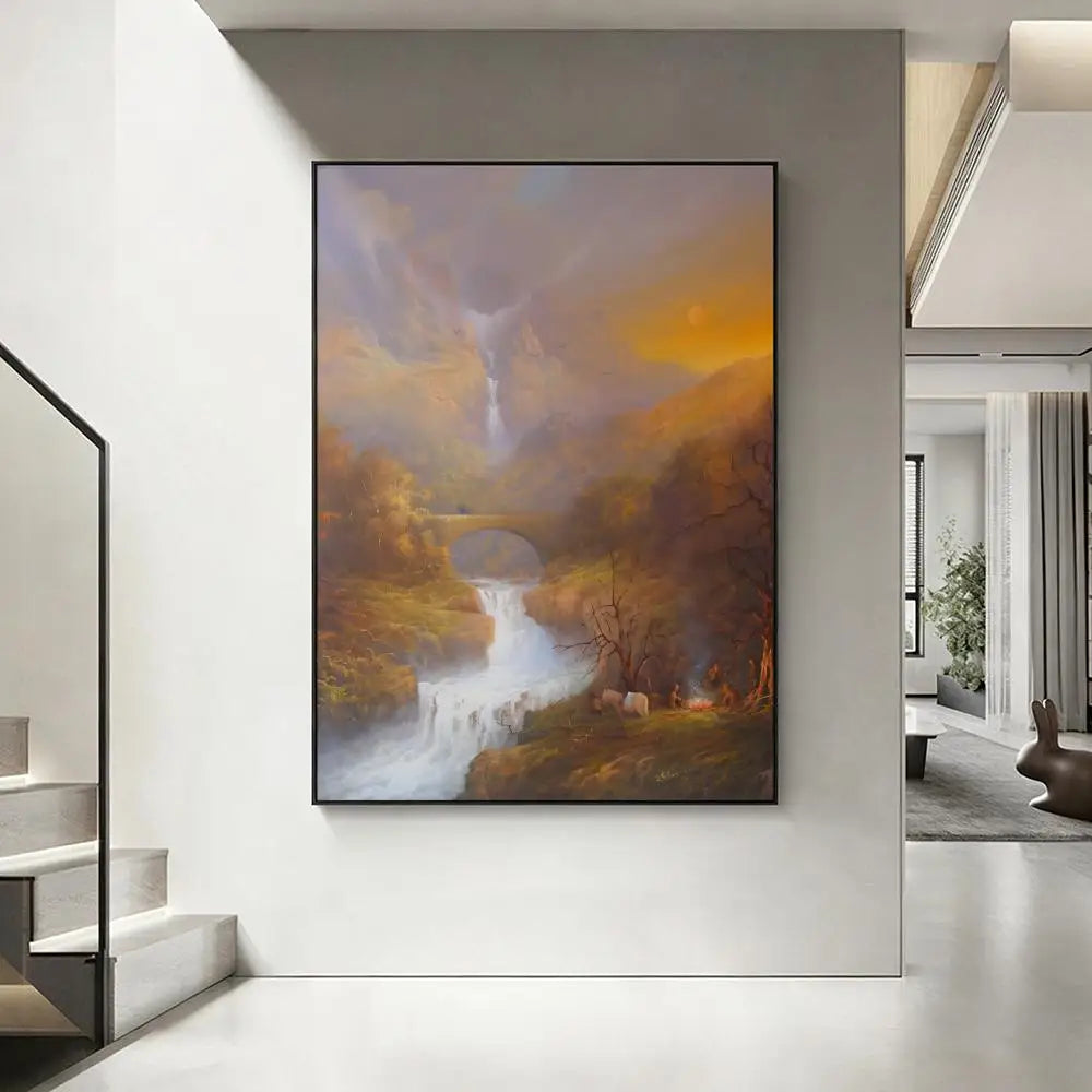 Tolkien Landscape HD Art Poster – Waterproof Sticky Wall Decor