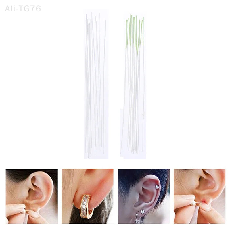 60-Pc Ear Hole Cleaning Kit – Soft Cotton Piercing Wires