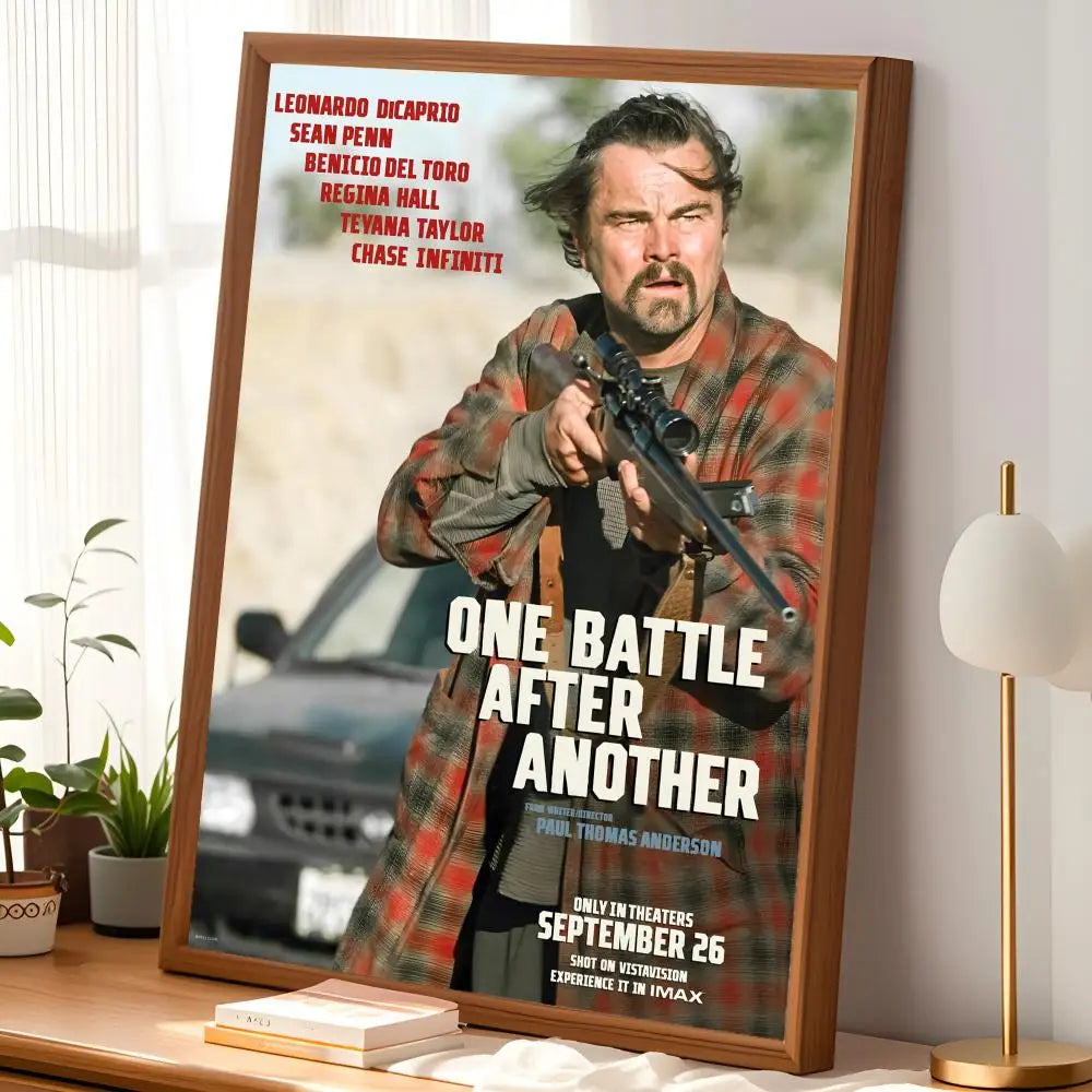 One Battle After Another Movie Poster – HD Self-Stick PVC Wall Art