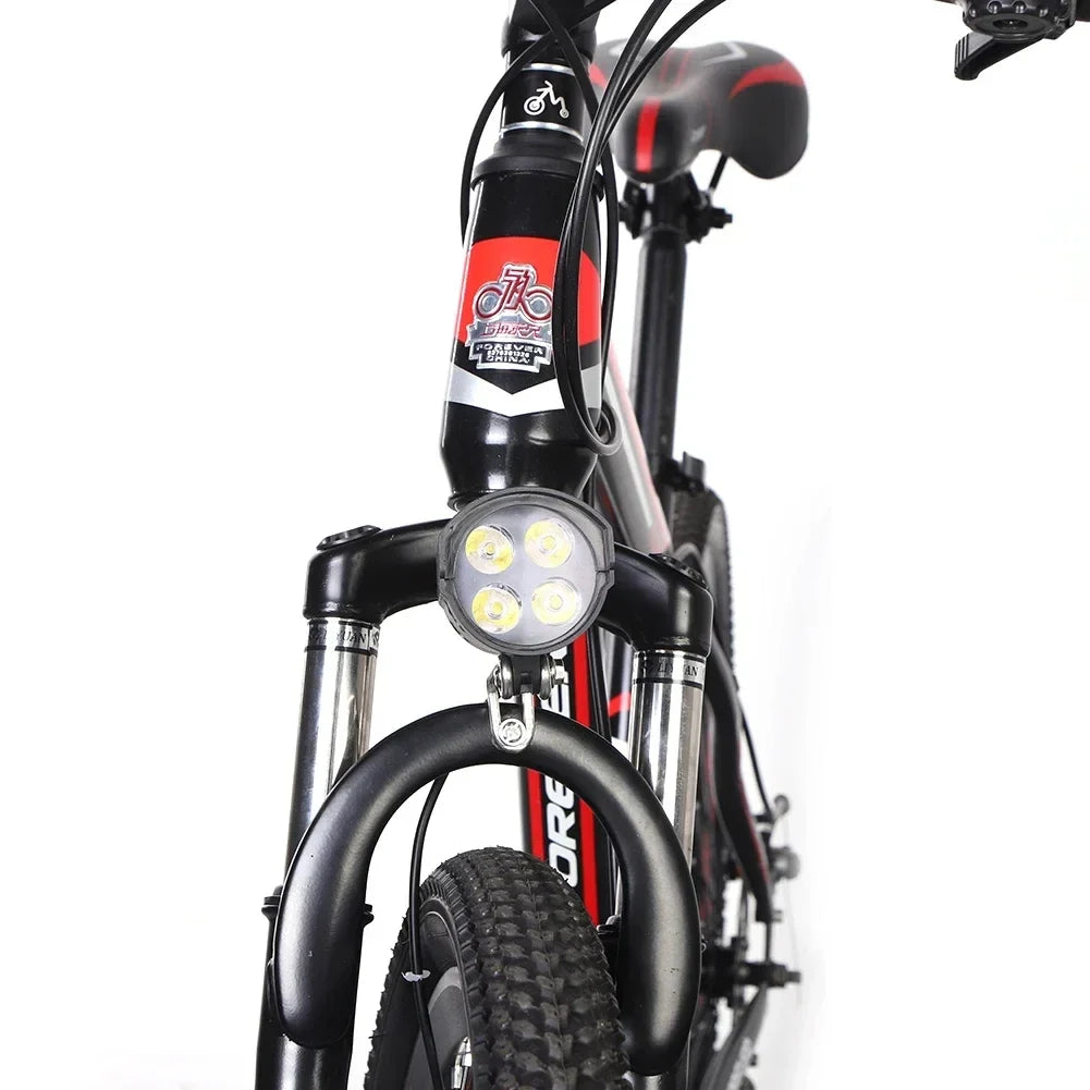 E-Bike 2-in-1 LED Headlight & Horn | 12W IPX5 Waterproof