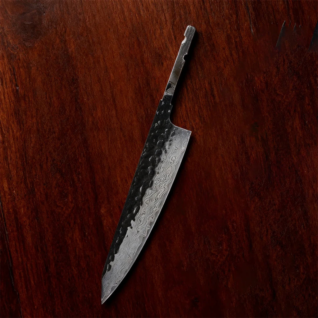 Damascus Steel DIY Knife Blade Blank – Chef & Cleaver Utility