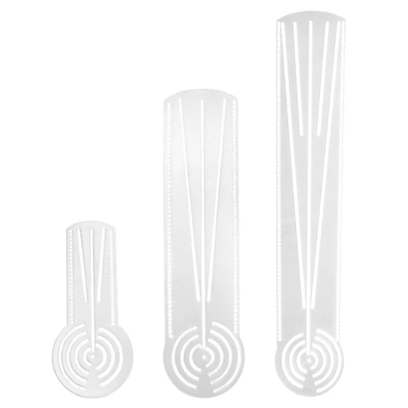Mandala Stencil Ruler Drawing Reusable Geometric Art Templates
