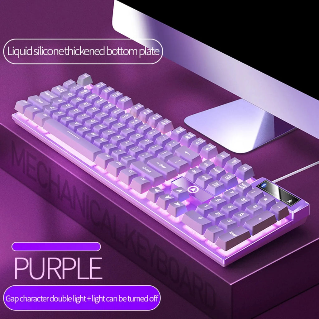 K500 RGB Wired Gaming Keyboard | Mechanical Feel 104 Keys