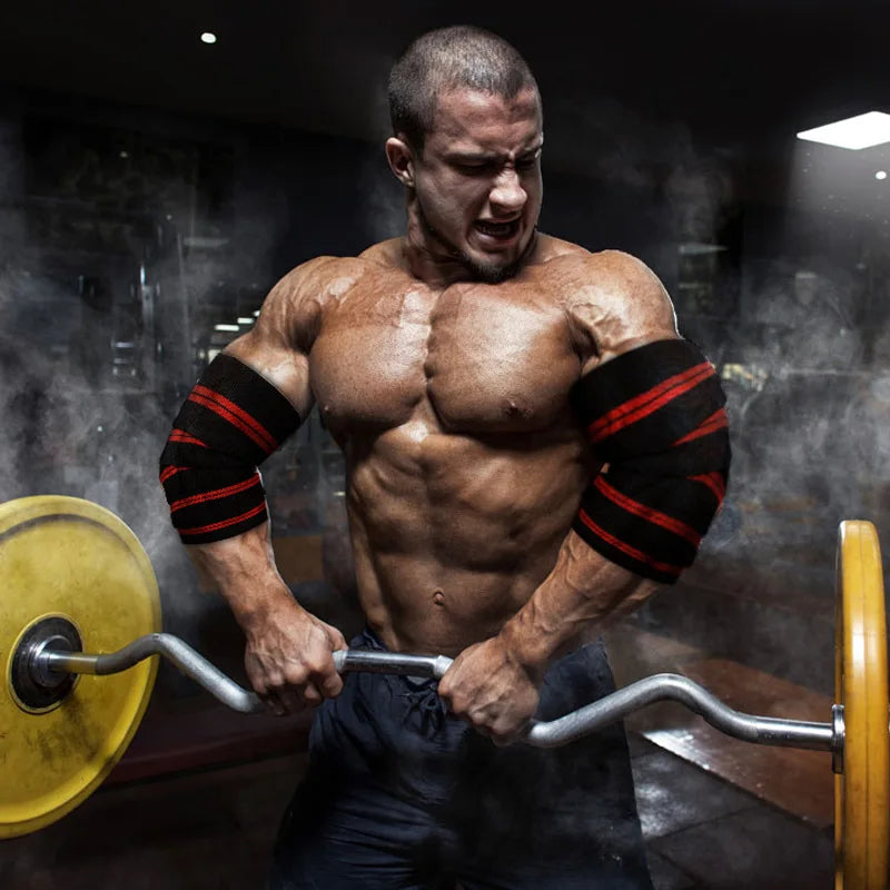 Knee Compression Wraps for Weight Lifting & Squat Training