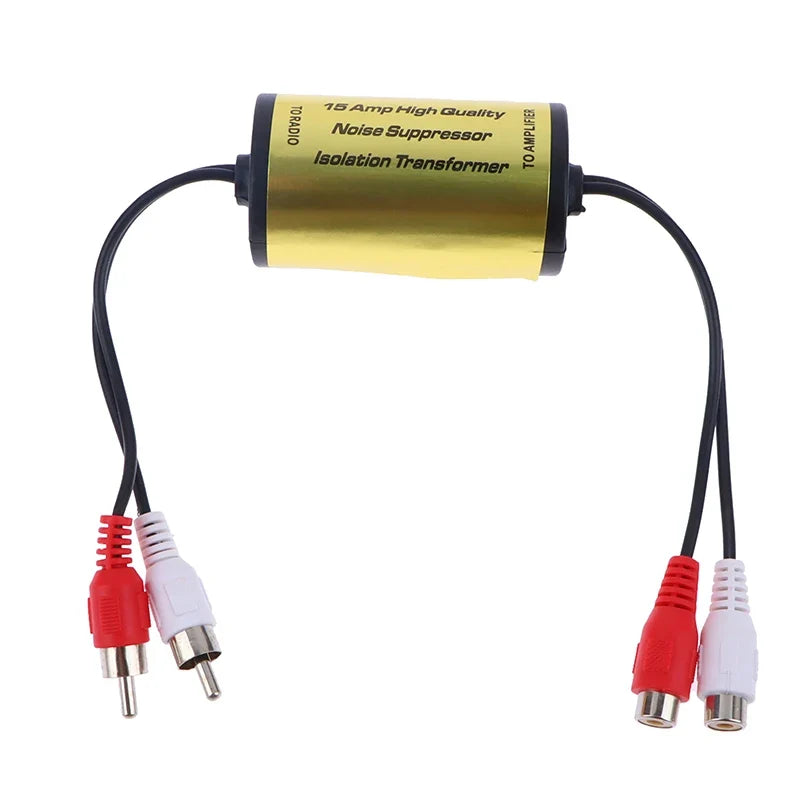 Audio Ground Loop Isolator Noise Filter – Car & Home Stereo