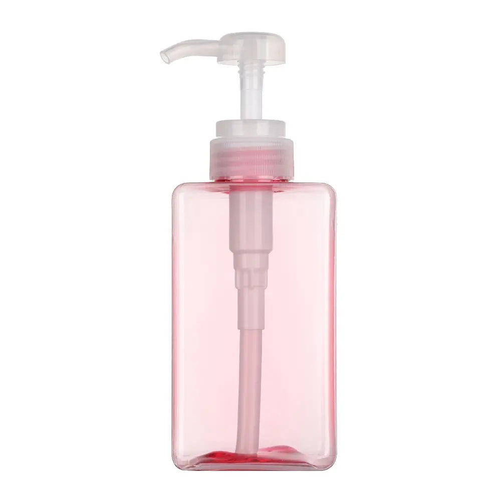 Square Clear Bottle Liquid Soap Whipped Mousse Points Bottling
