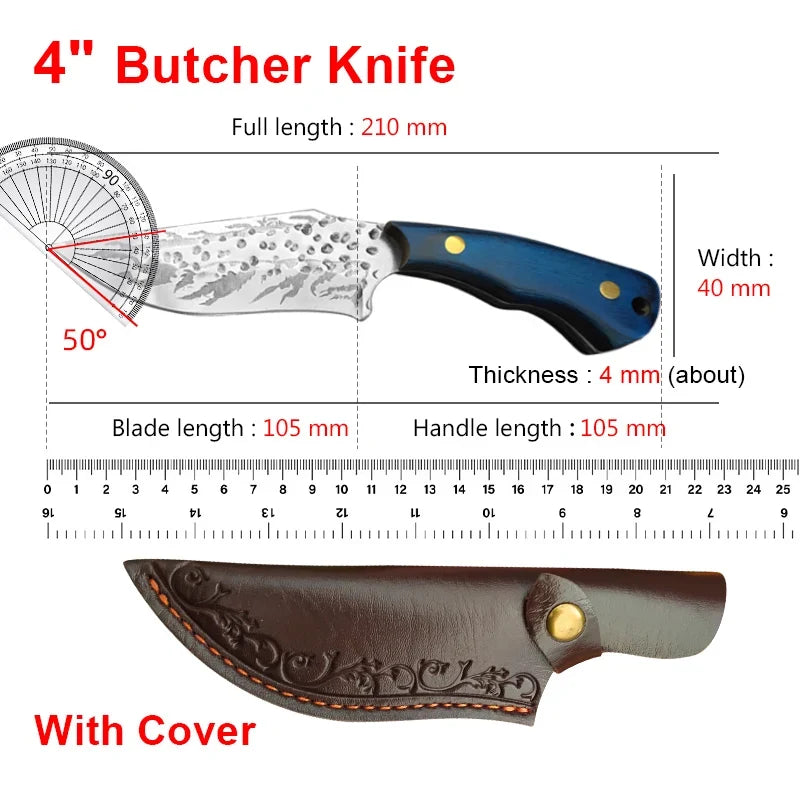 InLeung Hand Forged Stainless Steel Utility Chef Knife