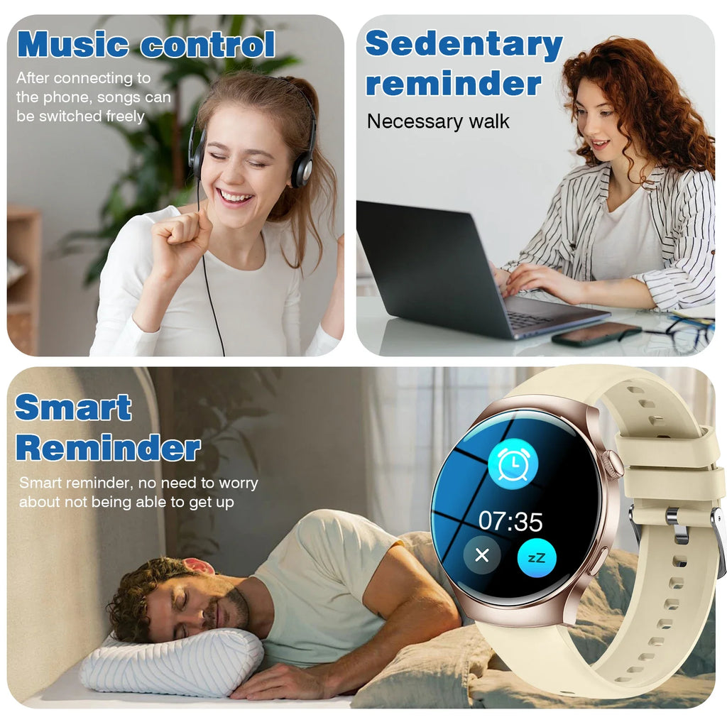 LOMAXFR HD Touch Smart Watch – Calls, Music & Fitness Tracker