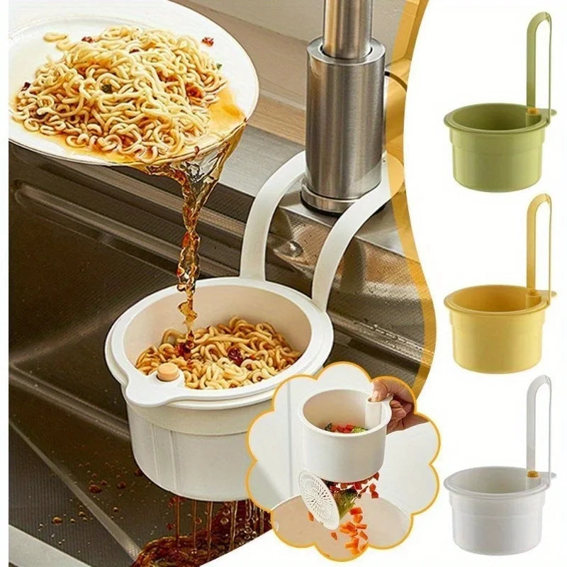 3-Pack Push-Type Self-Cleaning Sink Strainer Basket Drain