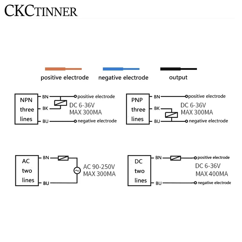 E3F-DS10 Photoelectric Proximity Sensor Switch NPN PNP 10cm