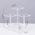 Acrylic Multi-Layer Tiered Display Rack & Storage Shelf