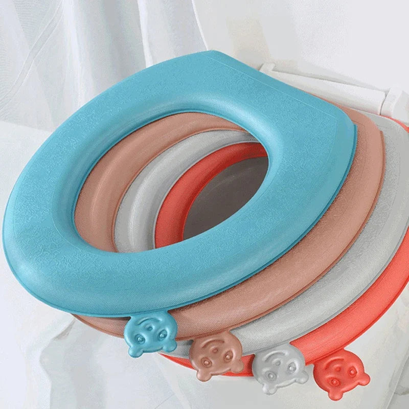 EVA Waterproof Toilet Seat Cover – Thickened Cushion, 4 Colors