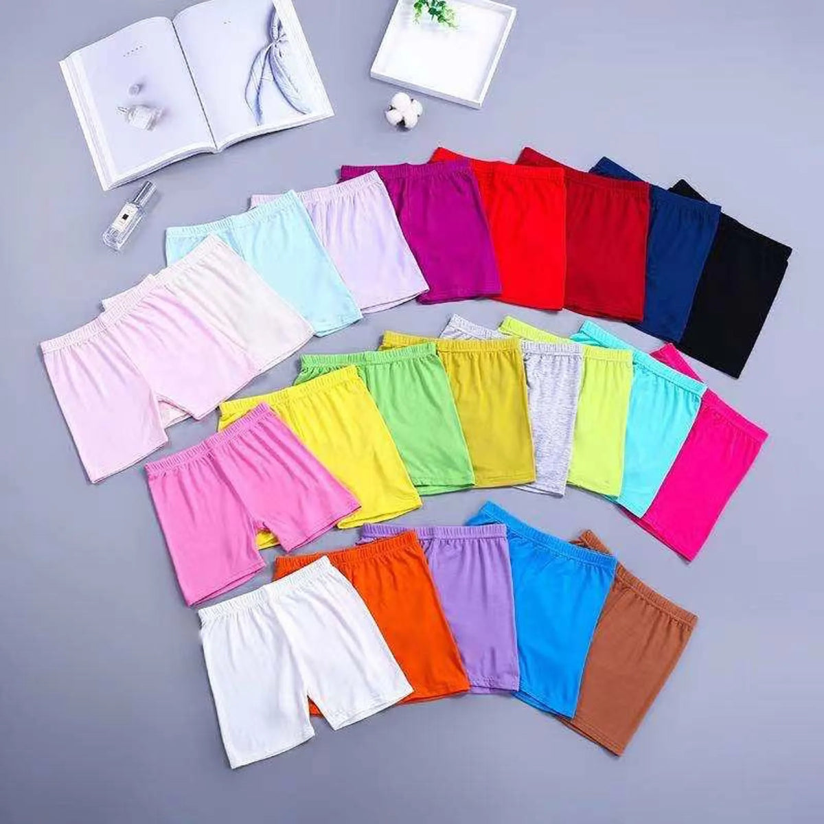 Girls Bike Shorts | Soft Stretch Cycling Leggings for Kids