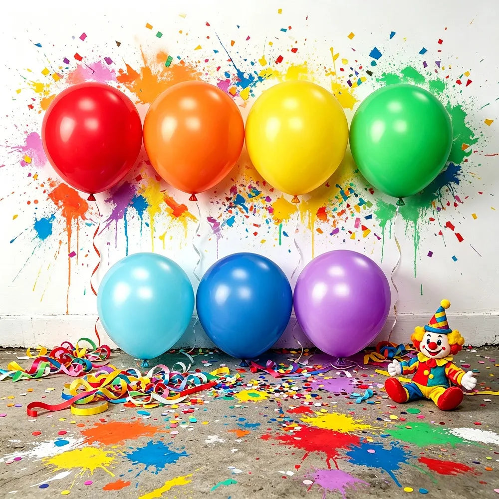 100pcs Colorful Latex Balloon Kit – Party & Event Decoration
