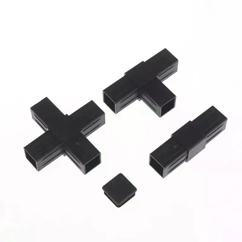 22mm ABS Hexagonal Cross Square Pipe Fittings | 2–20 Pack