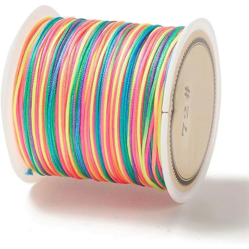 0.8mm Nylon Chinese Knotting Cord – Colorful Jewelry Beading String