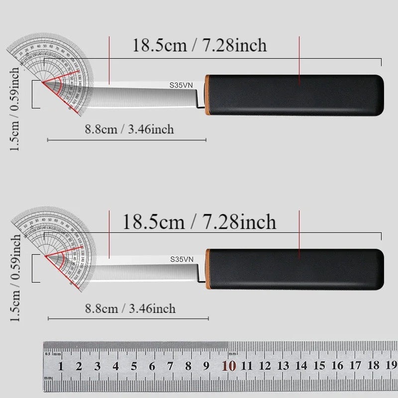 Fixed Blade Outdoor Knife – Stainless Steel Double Edge 1/2/3 Pack
