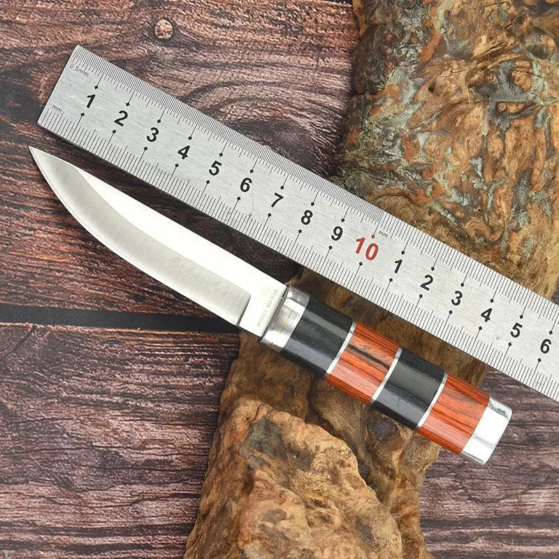 8" Stainless Steel Boning Knife – Wood Handle Butcher Knife