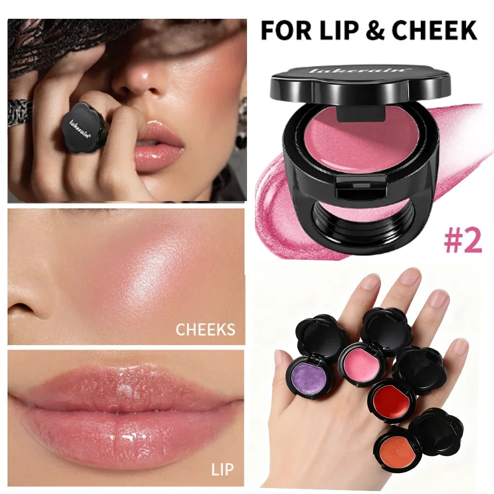 Ring Rouge Lip & Cheek Gloss – Pearl Shine, Long-Lasting Tint