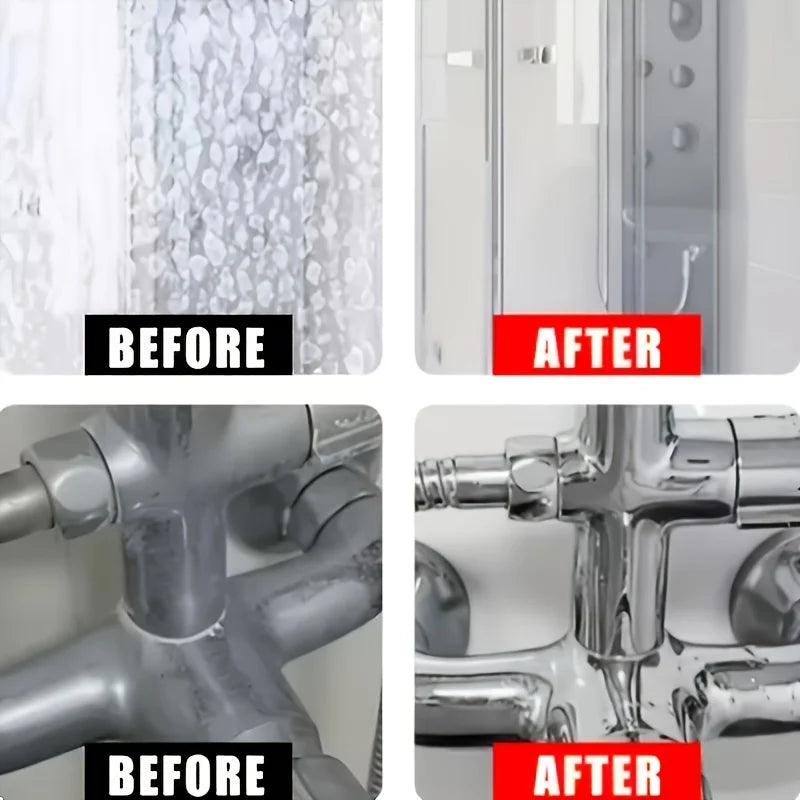 QIFENGHE Glass Cleaner Spray – Shower Door & Hard Water Stains