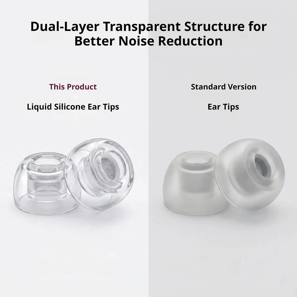 Silicone Ear Tips for AirPods Pro 3 | Anti-Slip Replacement Caps