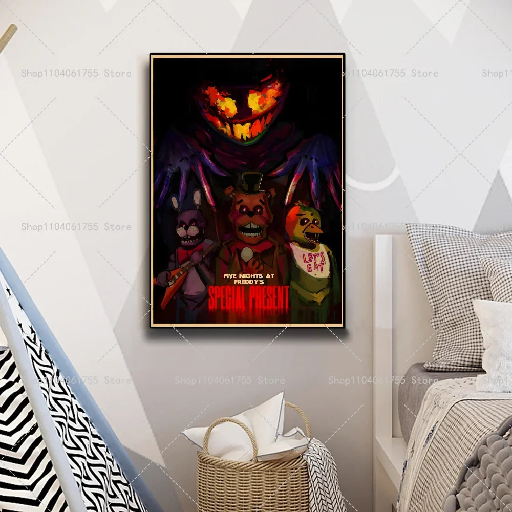 Five Nights at Freddy's Wall Poster – Self-Adhesive Sticker