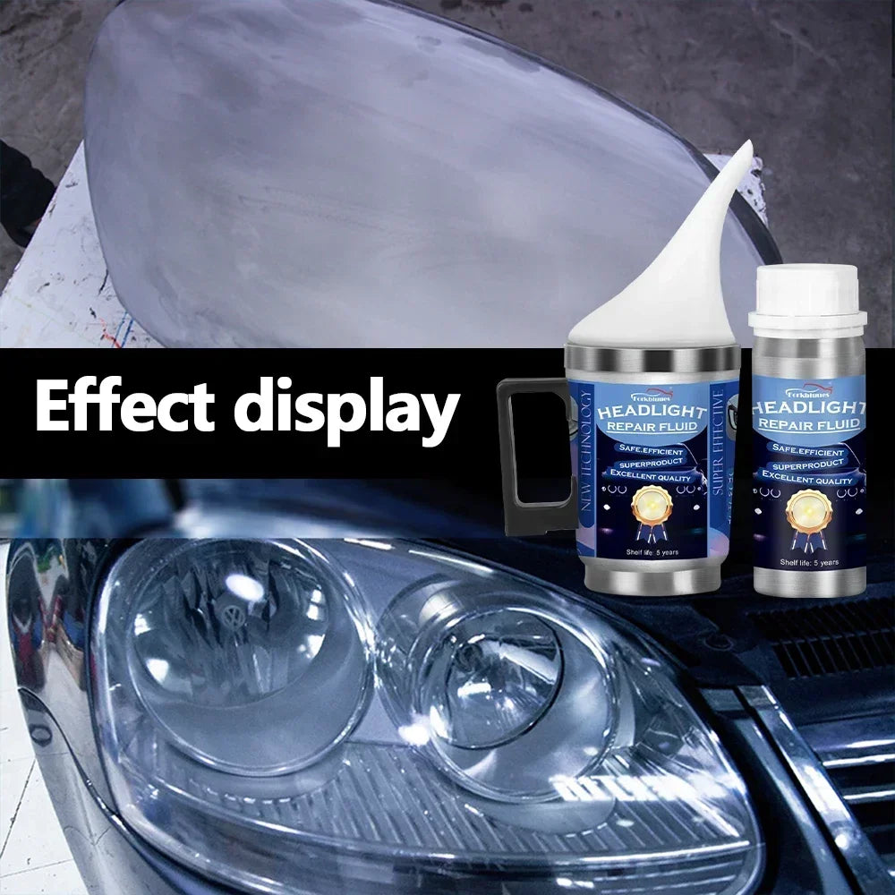 Car Headlights Renovation Polishing Headlight Restoration Workshop