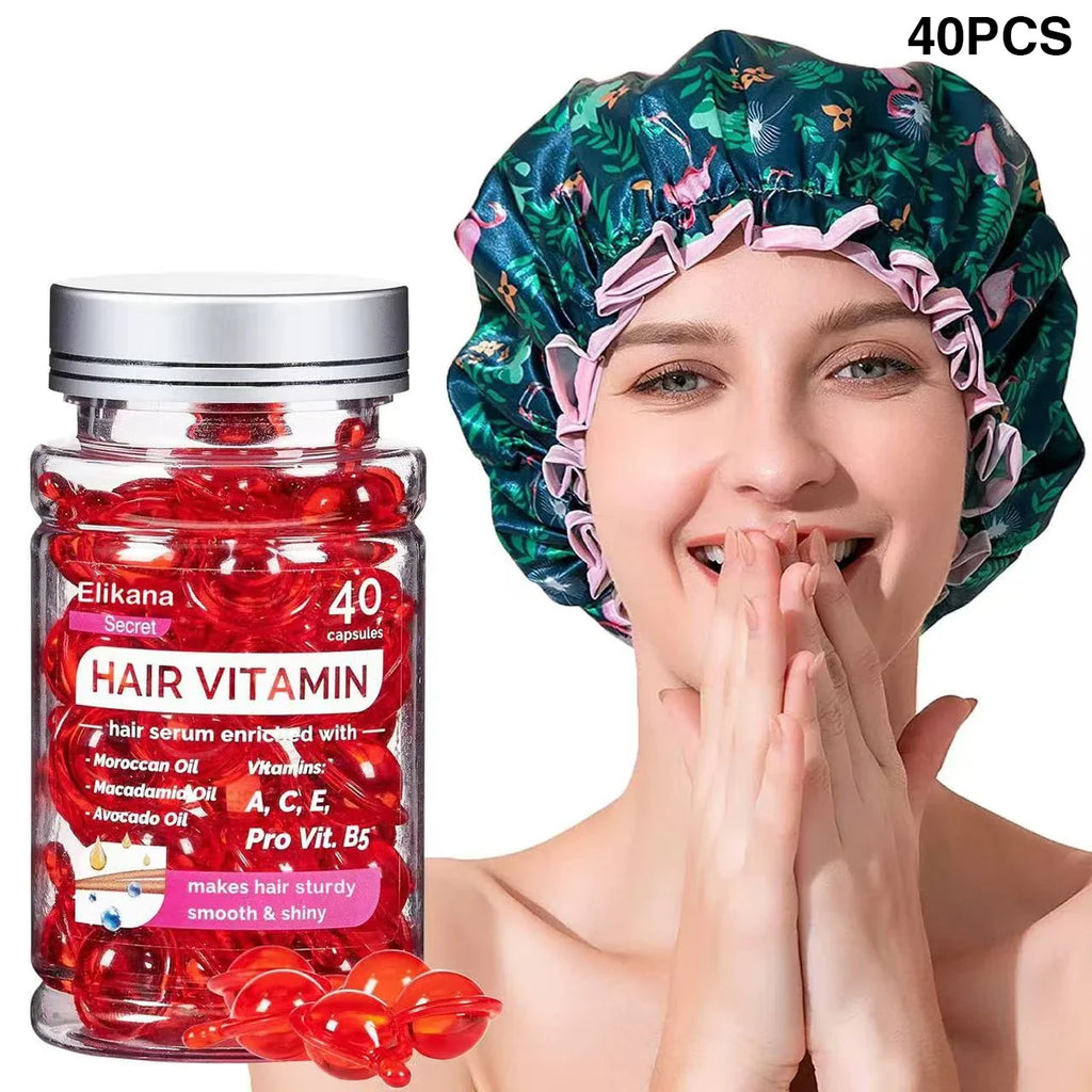 Avocado Argan Oil Hair Serum Repairing Frizz Control Shine Boost Dry
