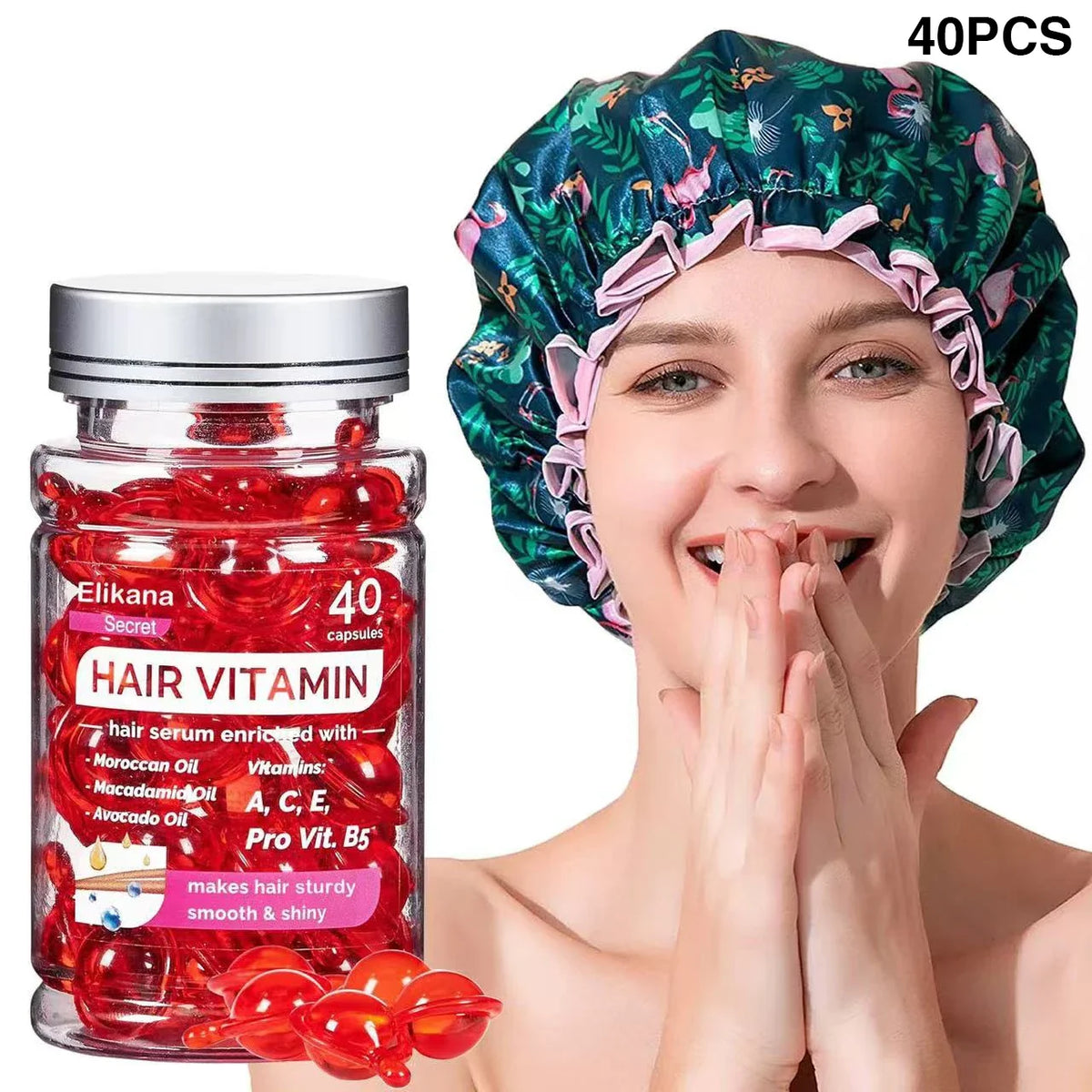 Avocado Argan Oil Hair Serum Repairing Frizz Control Shine Boost Dry
