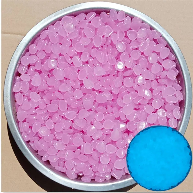 200Pcs Glow in the Dark Pebbles – Garden, Aquarium & Patio