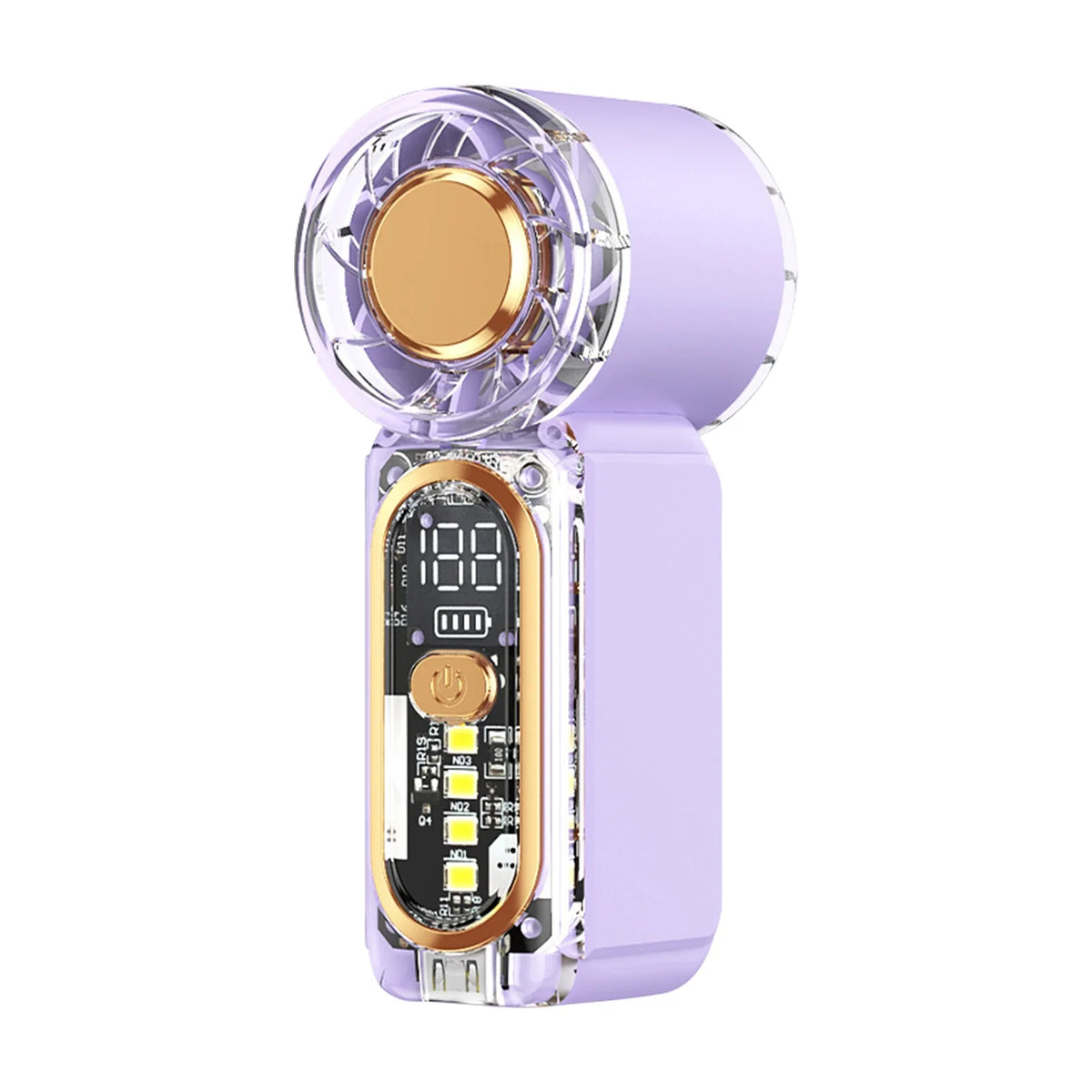 Personal Mini Air Cannon Fan Type-c Rechangable Ice Feeling Handheld