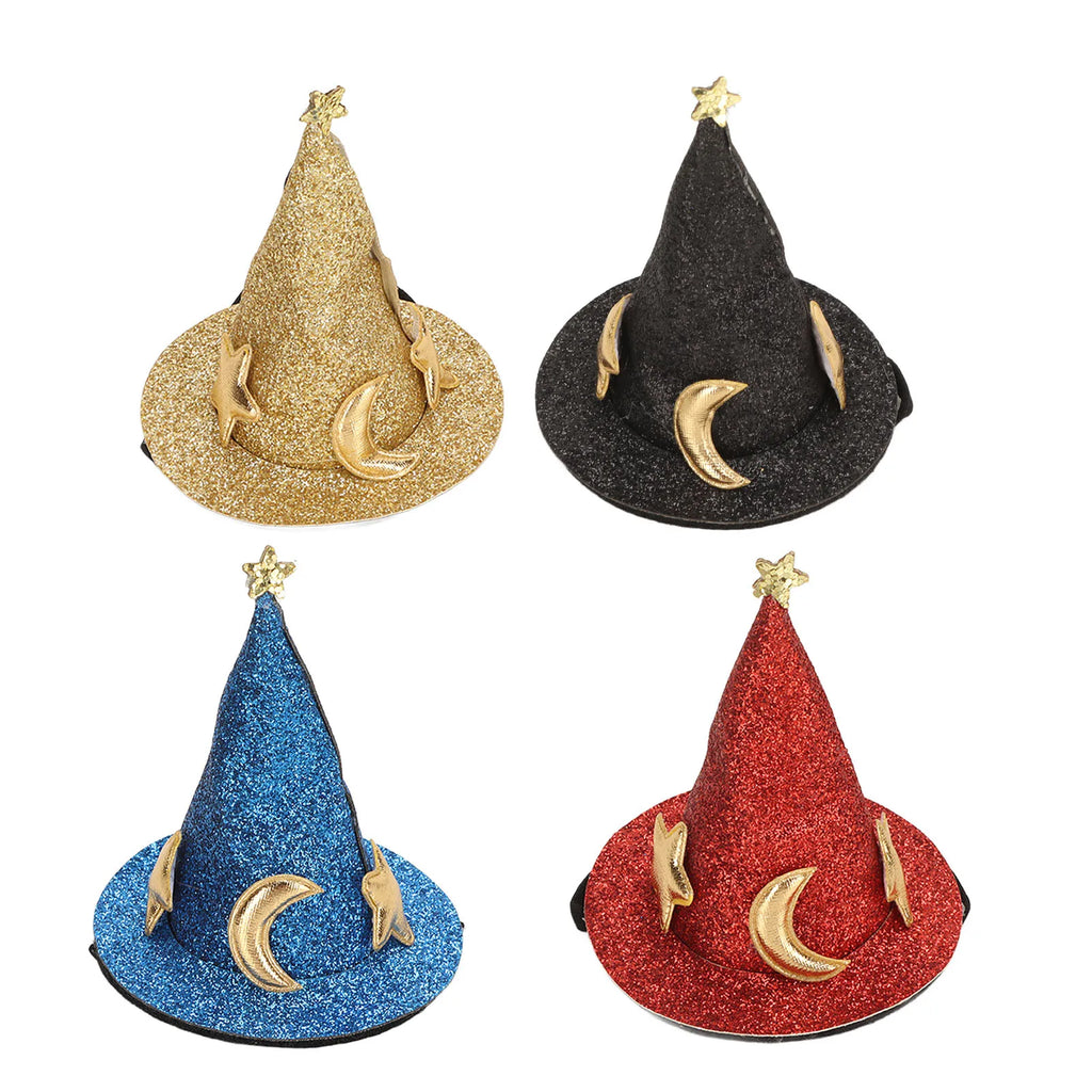 Hamster Hat Moon Star Pattern Hook Loop Small Animal Photo Prop