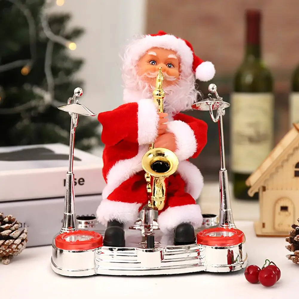 Electric Dancing Santa Claus Musical Christmas Toy Decoration