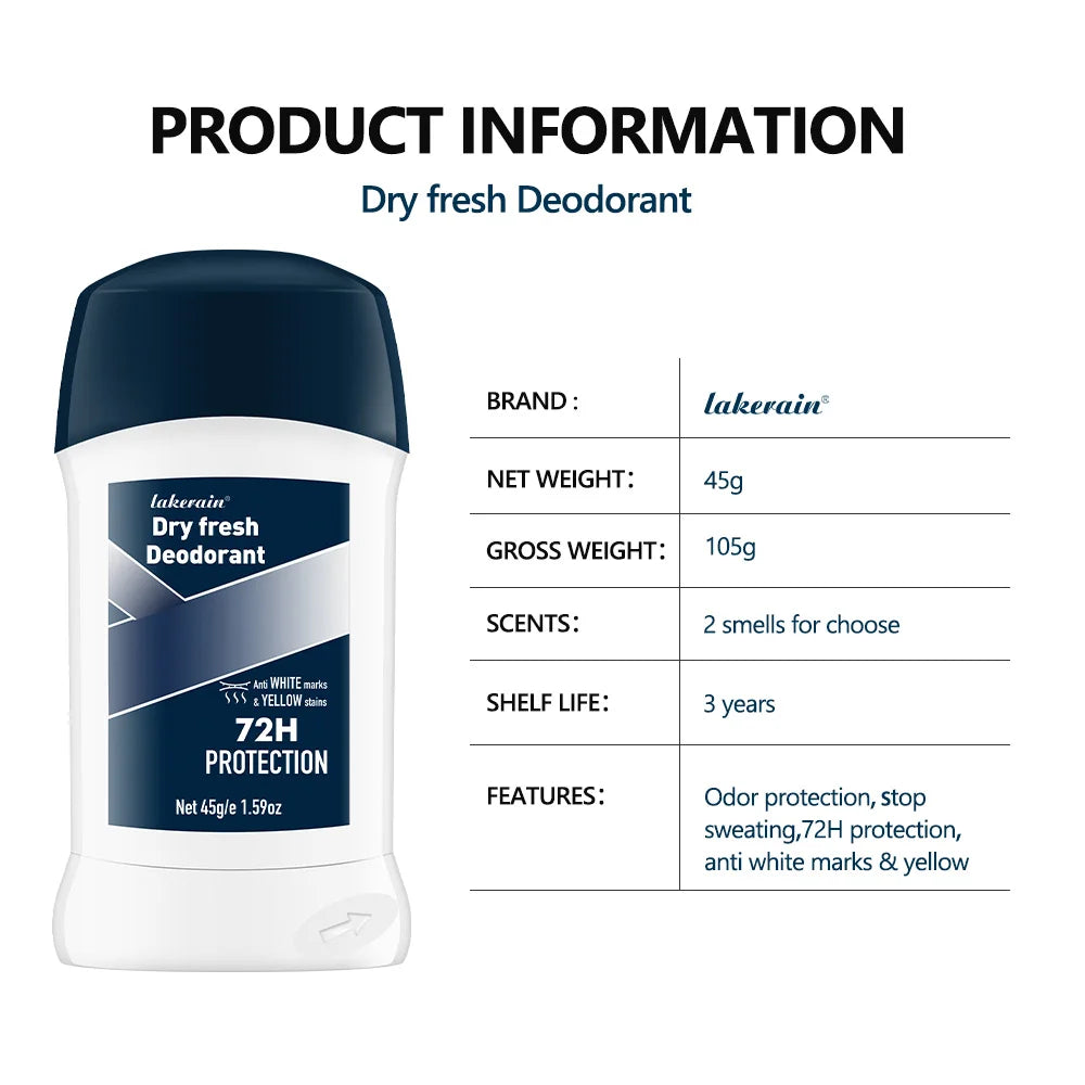 ibcccndc Men's Deodorant Cream – Long-Lasting Underarm Odor Control