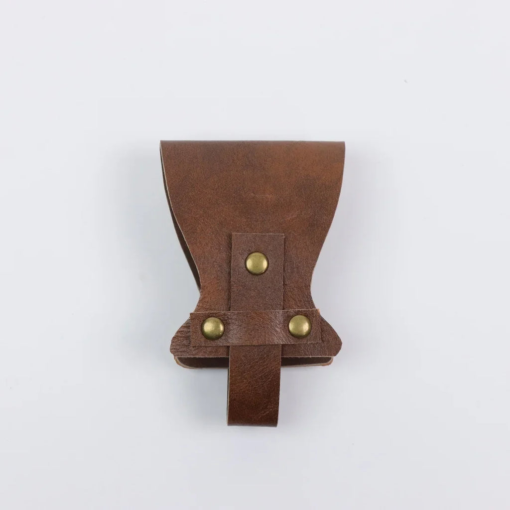 Medieval Viking Dress Up PU Leather Simple Retro Hiking Cup Holder