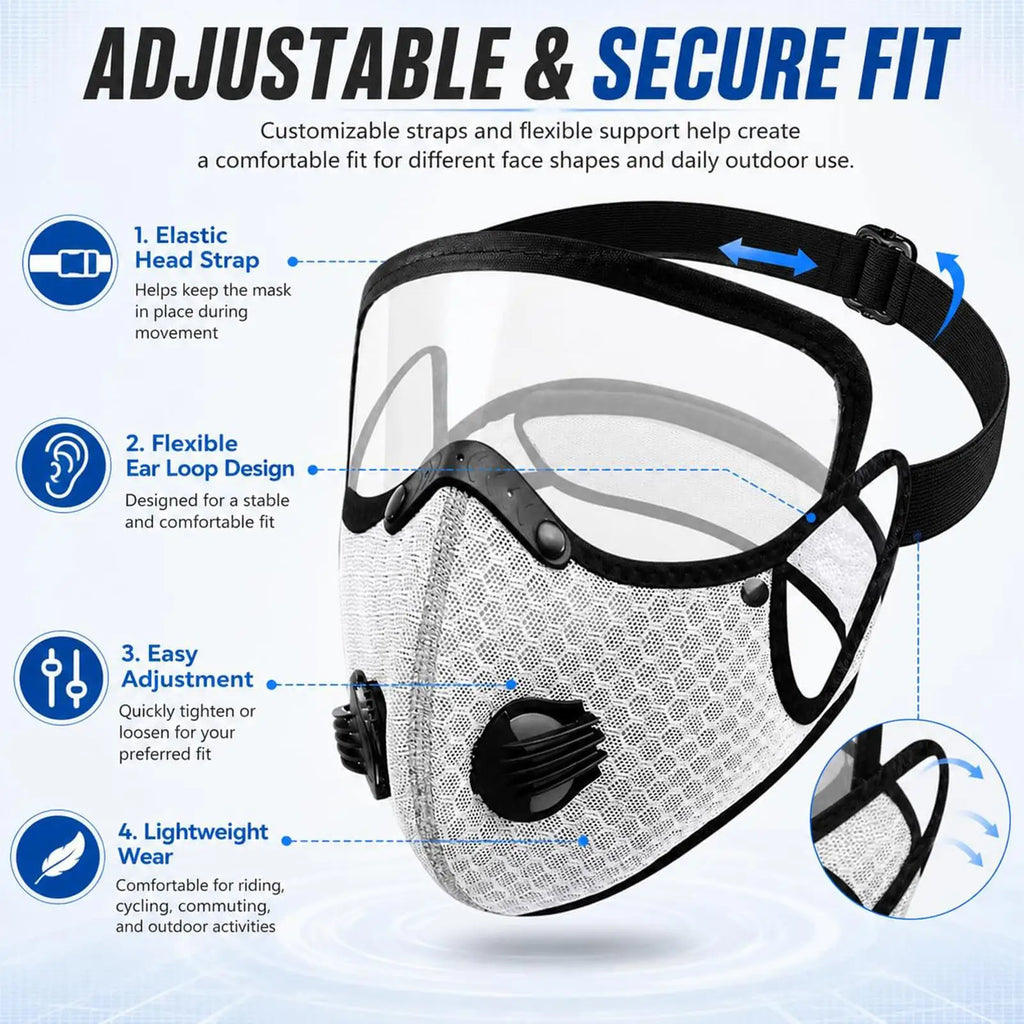Carbon Filter Dust Mask with UV Goggles | Lawn & Outdoor