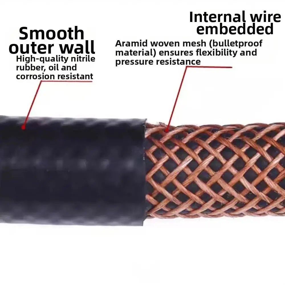 NBR Oil Resistant Fuel Line Hose 4–14mm ID | Car, Moto, Truck