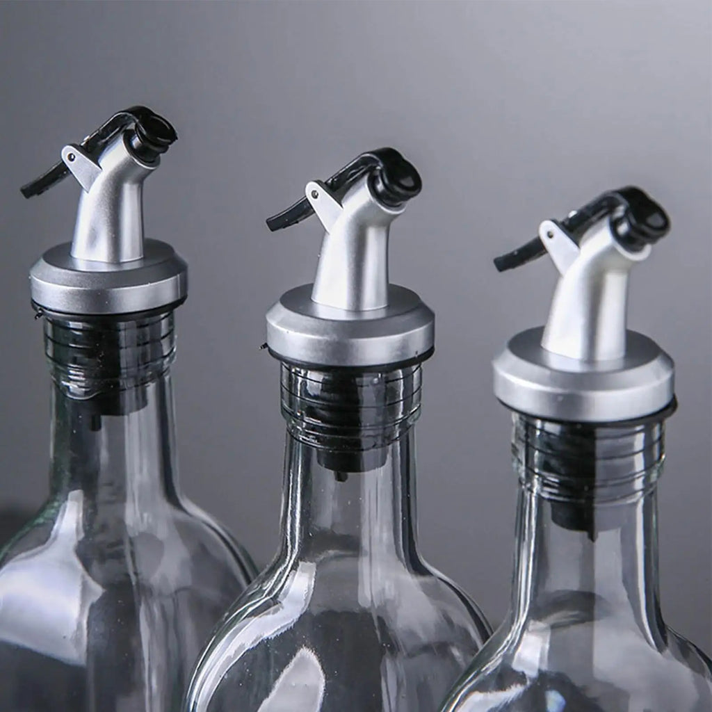 Leak-Proof Oil Bottle Pourer Spout – Olive Oil & Liquor