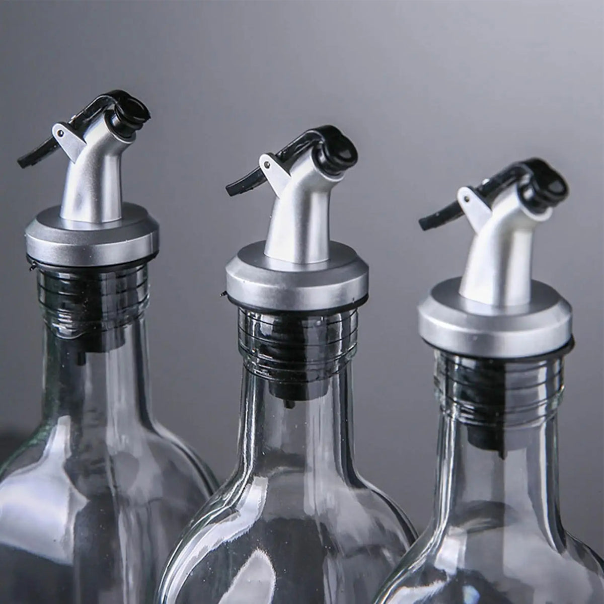 Leak-Proof Oil Bottle Pourer Spout – Olive Oil & Liquor