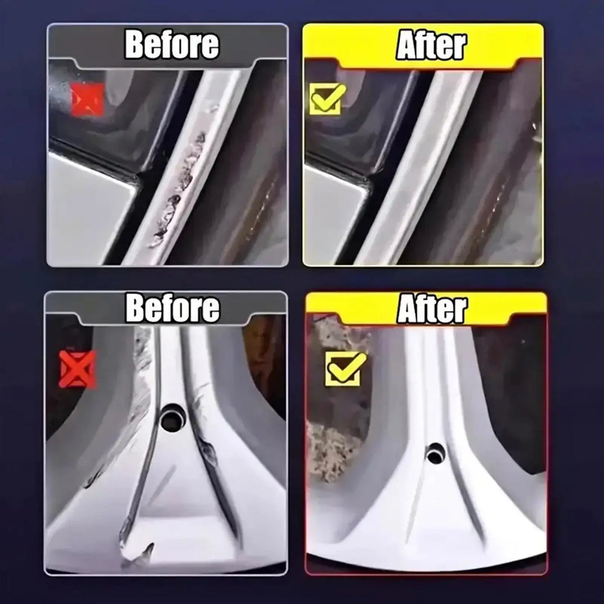 Wheel Hub Scratch Repair & Rim Polishing Paste | Rust Removal