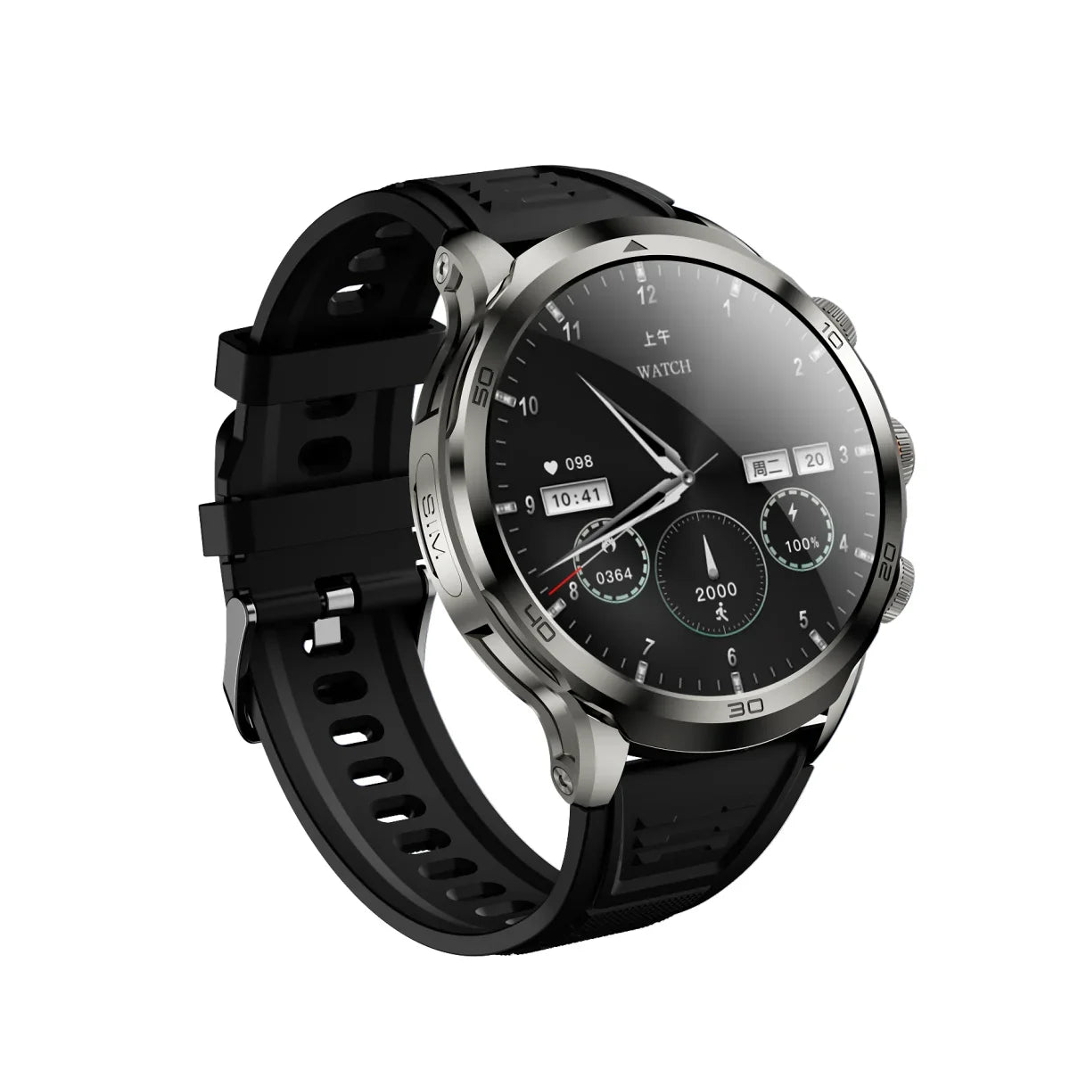 GOLDENSPIKE H19 4G Android Smartwatch 1.95" AMOLED GPS 8GB+128GB