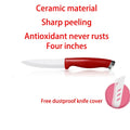 Ceramic Paring Knife – Sharp 15.5cm Fruit & Kitchen Knife