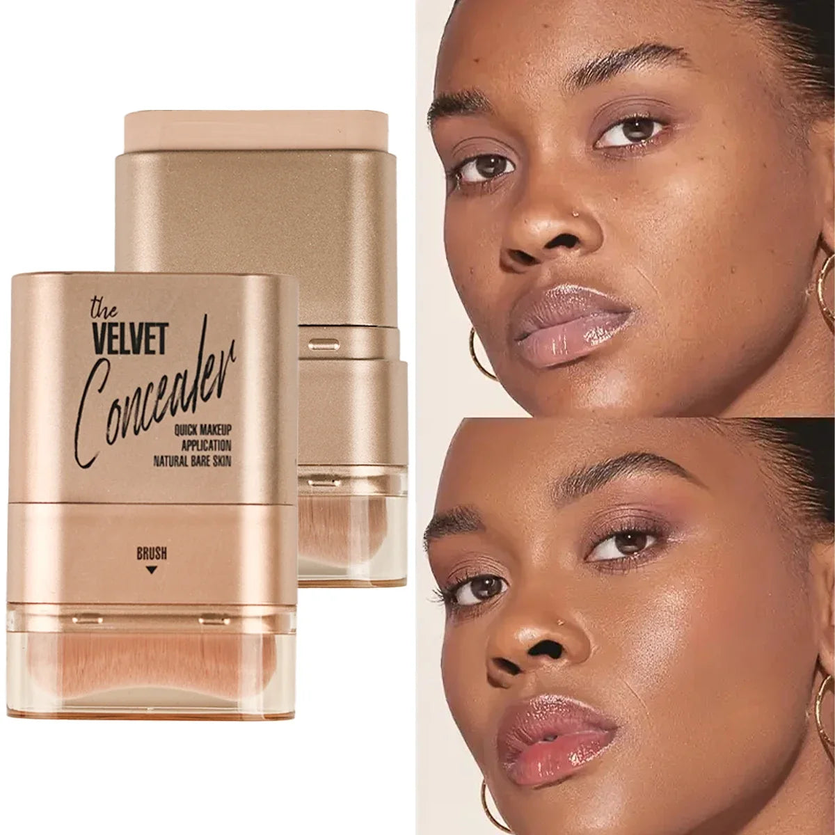 Hello Kiss 2-in-1 Concealer & Foundation Stick | Waterproof