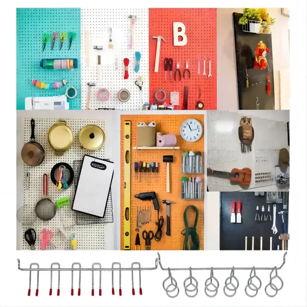 114-Pc Pegboard Hooks Set – Metal Hooks, Bins & Peg Locks