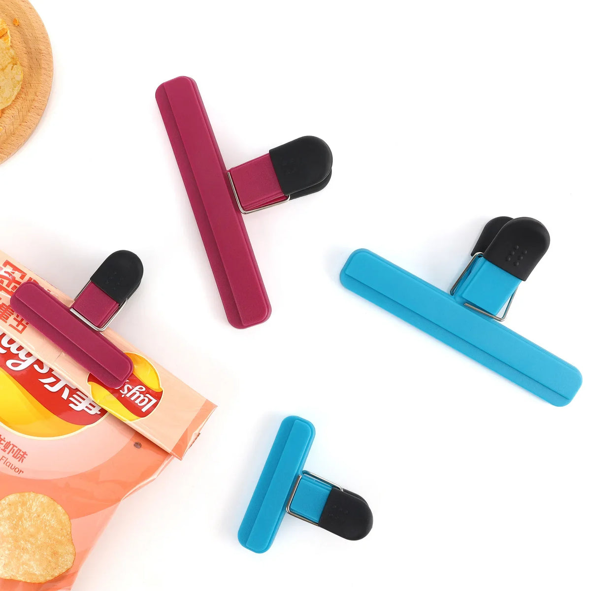 Food-Grade ABS Bag Sealing Clips – Moisture-Proof Snack Clips