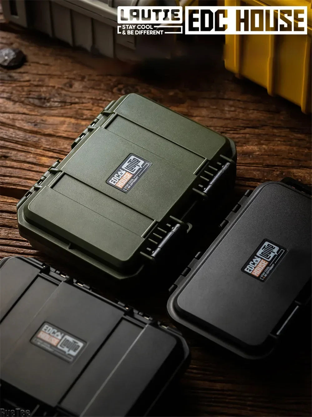 Waterproof EDC Tool Box Organizer with Foam | Shockproof Case