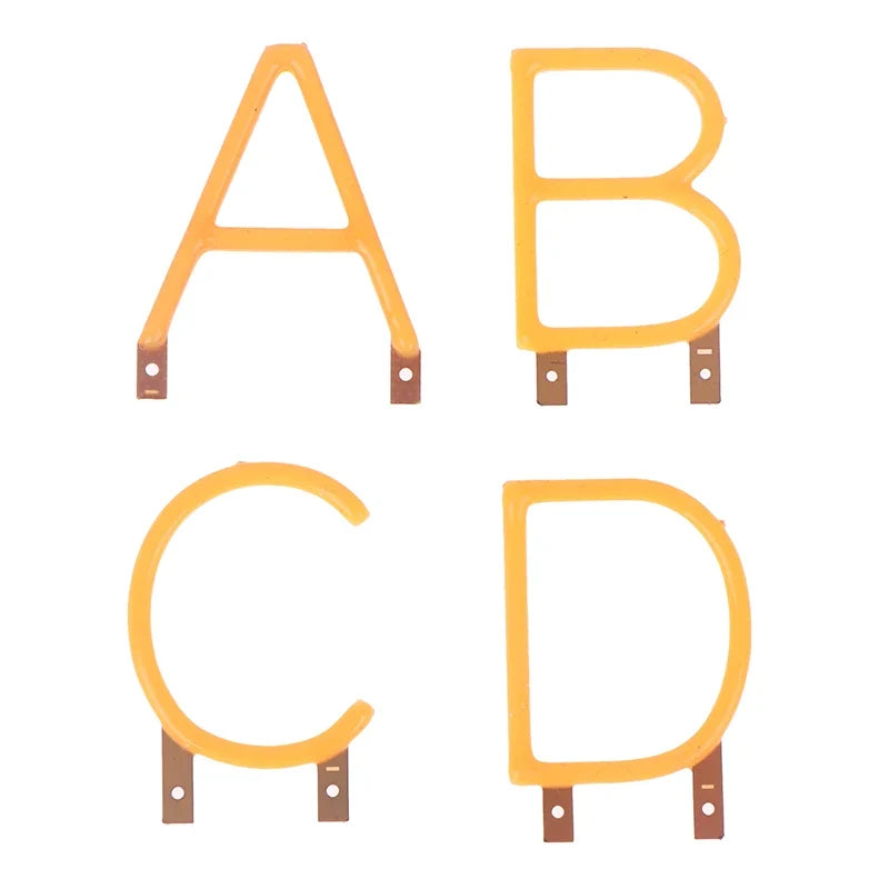 DIY COB LED Filament Decorative English Letter Lighting Party Light