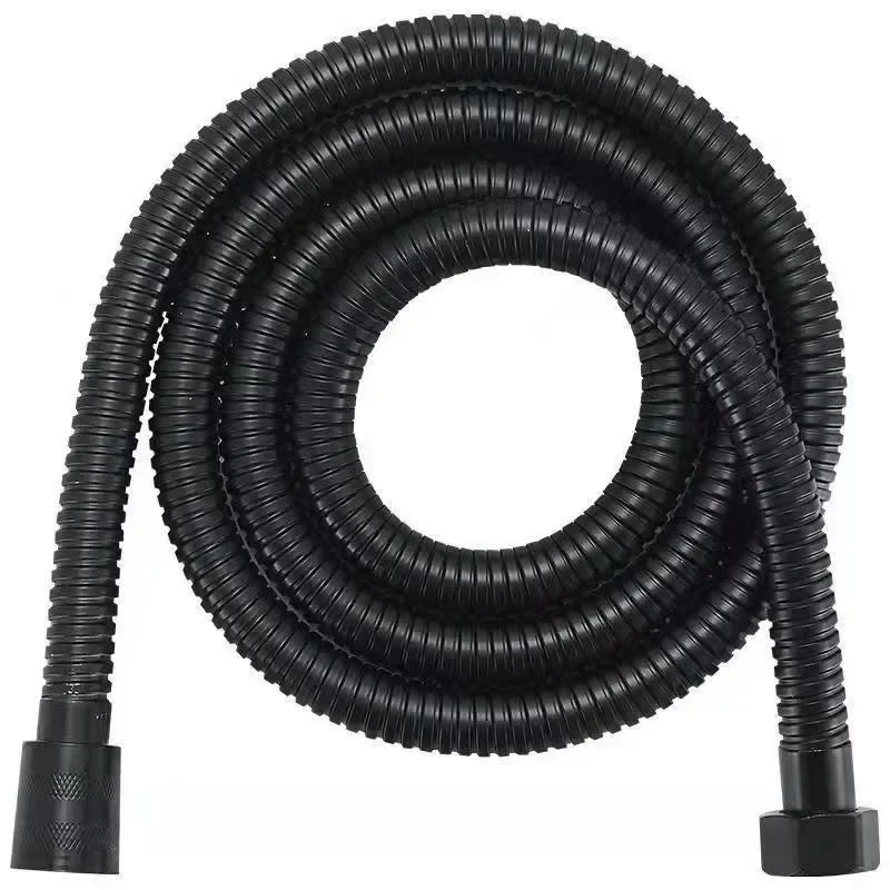 SUS304 Flexible Shower Hose 1.5M/2M – Stainless Steel Black