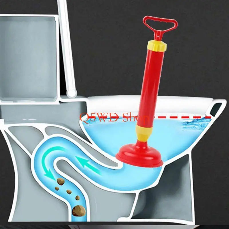 High-Pressure Air Plunger – Toilet & Sink Drain Blaster Tool