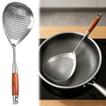 Large Stainless Steel Skimmer Strainer Spoon | Dumpling & Fry